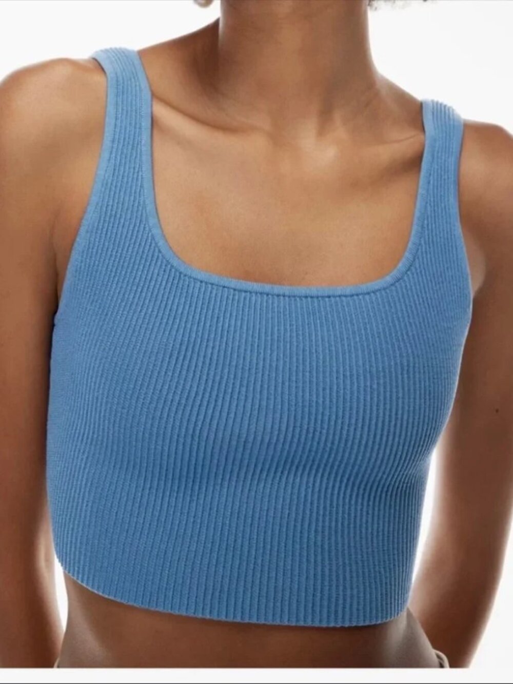Aritzia Babaton Sculpt Crop Tank Top